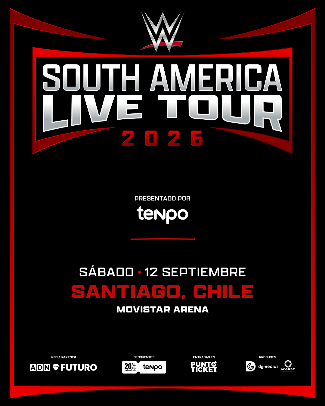 La WWE regresa a Chile: Precios de entradas